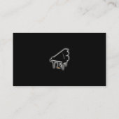 Colorf-Piano-Tastatur und -Musiknoten-Visitenkarte Visitenkarte (Rückseite)