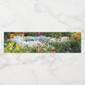 Colorfuil Mid Summer Garden Wasserflaschenetikett (Einzelnes Label)