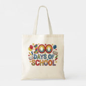 Colorful 100 Days of School Tragetasche (Rückseite)