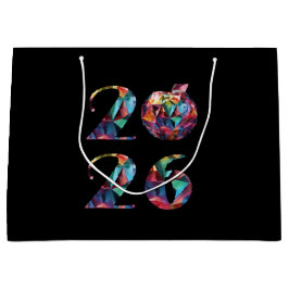 Colorful 2026 große geschenktüte