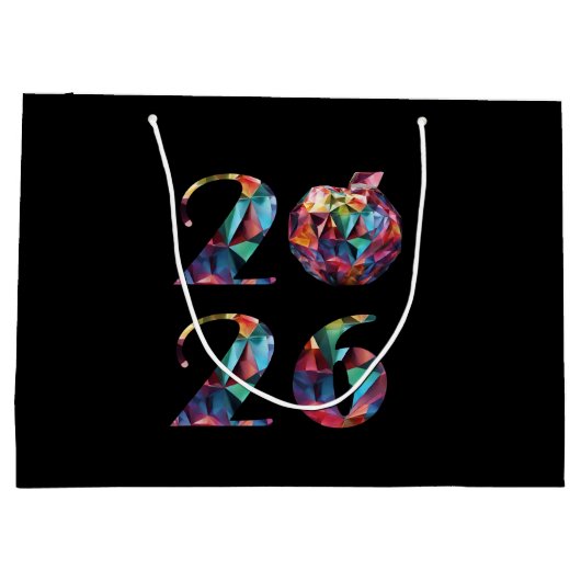 Colorful 2026 große geschenktüte (Rückseite)