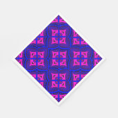 Colorful 3D Digital Design Luncheon Napkins - Perf Serviette (Ecke)