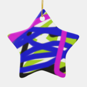 colorful 4834 abstract art keramik ornament