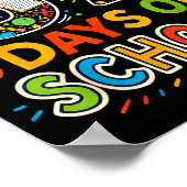 Colorful 67 Days Of School Clroom Learning Celebra Poster (Ecke)