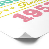 colorful 70 and fabulous since 1952 poster (Ecke)