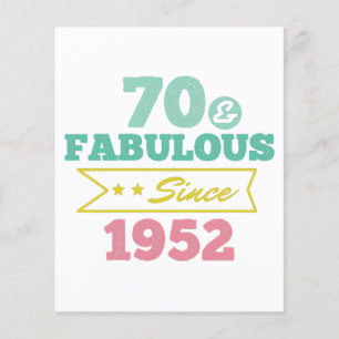 Colorful 70 and Fabulous sinus 1952 Flyer