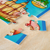 Colorful Abacos Islands Map Puzzle (Seite)