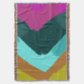 Colorful Abstract Art Decke (Vorderseite Vertikal)