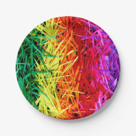 Colorful Abstract art Pappteller