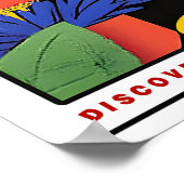 Colorful Abstract Art Print Modern Geometric Home Poster (Ecke)