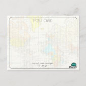 Colorful Abstract Art- Seattle's Gum Wall Postcard Postkarte (Rückseite)