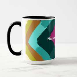 Colorful Abstract Art  Tasse