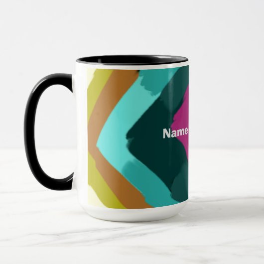 Colorful Abstract Art  Tasse (Links)