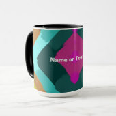Colorful Abstract Art  Tasse (Vorderseite Links)