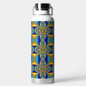 Colorful Abstract Background-14334 Trinkflasche (Rückseite)