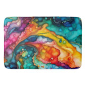Colorful Abstract Bath Mat Badematte (Vorderseite)