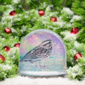 Colorful Abstract Bird Art: Vibrant Songbird Schneekugeln (Weihnachten)