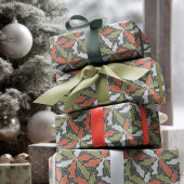 Colorful Abstract Botanical  Geschenkpapier