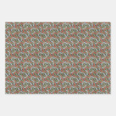 Colorful Abstract Botanical Geschenkpapier Set (Vorderseite 3)