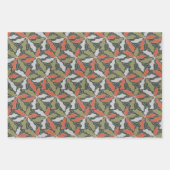 Colorful Abstract Botanical Geschenkpapier Set (Vorderseite 2)