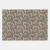 Colorful Abstract Botanical Geschenkpapier Set (Vorderseite)