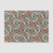 Colorful Abstract Botanical Seidenpapier (Vorderseite)