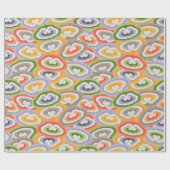 Colorful Abstract Cloud Pattern Geschenkpapier (Flach)