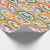 Colorful Abstract Cloud Pattern Geschenkpapier (Ecke)
