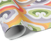 Colorful Abstract Cloud Pattern Geschenkpapier (Rolleneckpunkt)