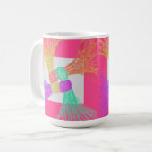 Colorful Abstract Coffee Mug Kaffeetasse (Vorderseite Links)