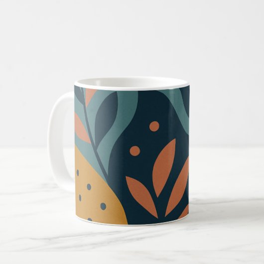 Colorful abstract design mugs kaffeetasse (Vorderseite Links)