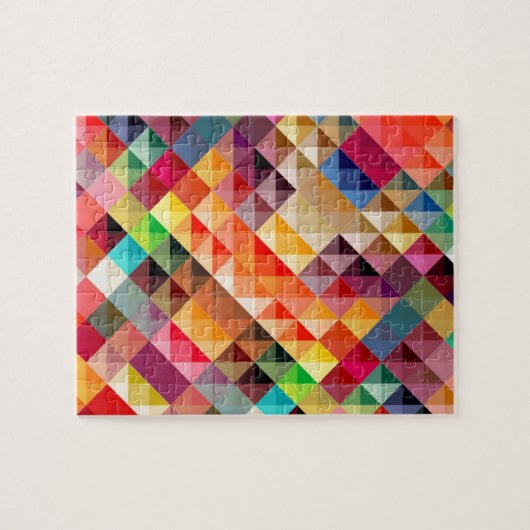 Colorful abstract design puzzle (Horizontal)