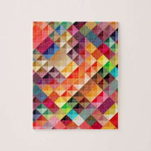 Colorful abstract design puzzle