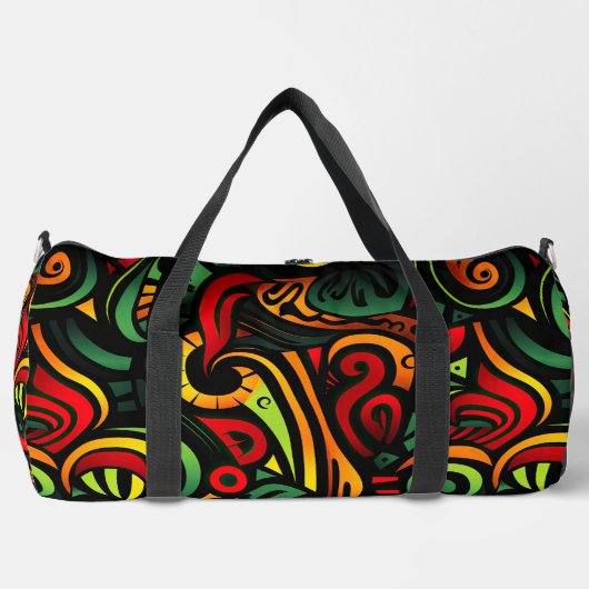 Colorful Abstract Duffle Bag (Vorderseite)