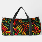 Colorful Abstract Duffle Bag (Rückseite)