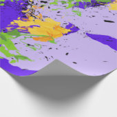 Colorful abstract energy wave geschenkpapier (Ecke)