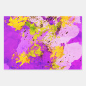 Colorful abstract energy wave geschenkpapier set (Vorderseite 3)