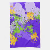 Colorful abstract energy wave geschirrtuch (Vertikal)