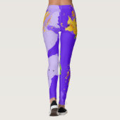 Colorful abstract energy wave leggings (Rückseite)