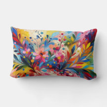 Colorful Abstract Flowers Vibrant Explosion Art Ch