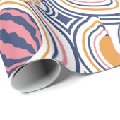 Colorful Abstract Fruit Pattern Geschenkpapier (Rolleneckpunkt)