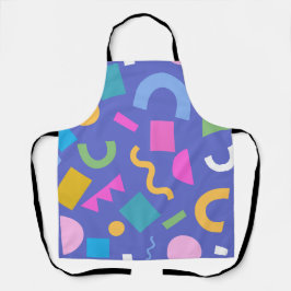 Colorful Abstract Geometric Memphis Style Pattern Schürze