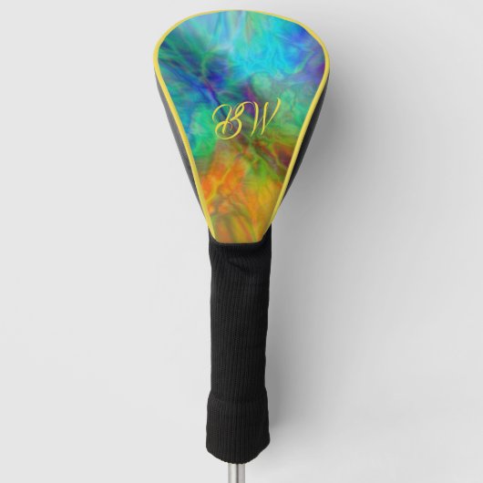 Colorful Abstract Golf Headcover (Vorderseite)