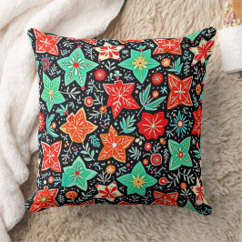 Colorful Abstract Holiday Design Kissen