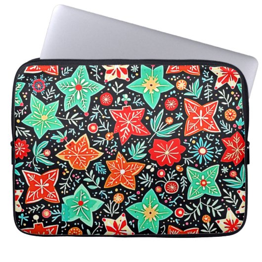 Colorful Abstract Holiday Design Laptopschutzhülle (Vorderseite)