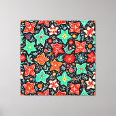 Colorful Abstract Holiday Design Leinwanddruck (Vorderseite)