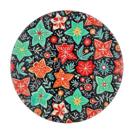Colorful Abstract Holiday Design Schneidebrett