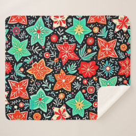 Colorful Abstract Holiday Design Sherpadecke
