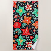 Colorful Abstract Holiday Design Strandtuch (Vorderseite)