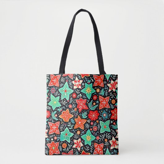 Colorful Abstract Holiday Design Tasche (Vorderseite)